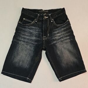 South Pole Black Denim Shorts‎ boys size 16